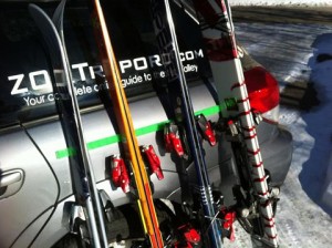 Pitto's Ski Bumper device is now sold at Christy Sports and online.