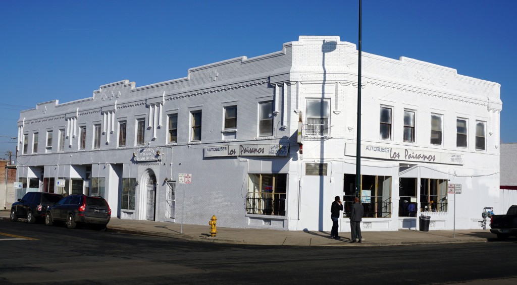 A former hostel is being revamped into apartments. Photos by Burl Rolett.