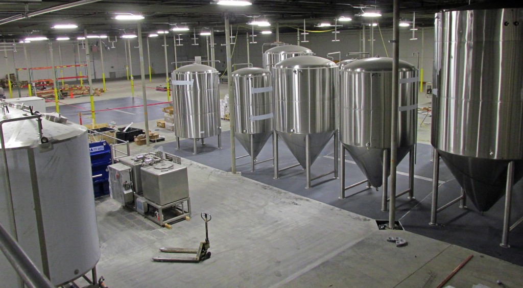 A large facility will brew other companies' recipes. 