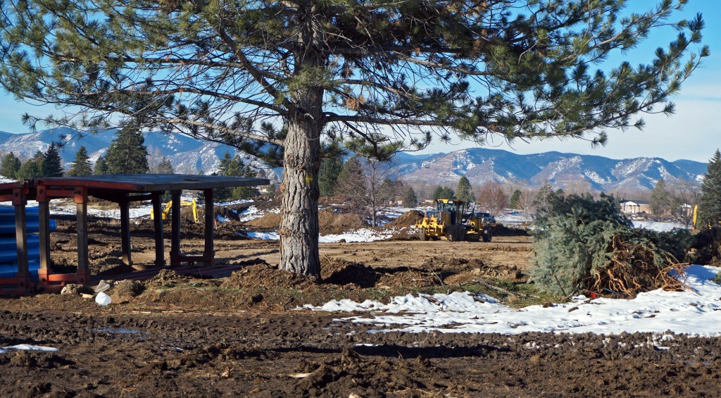 Work is underway on the former Green Gables County Club. Photos by Burl Rolett.