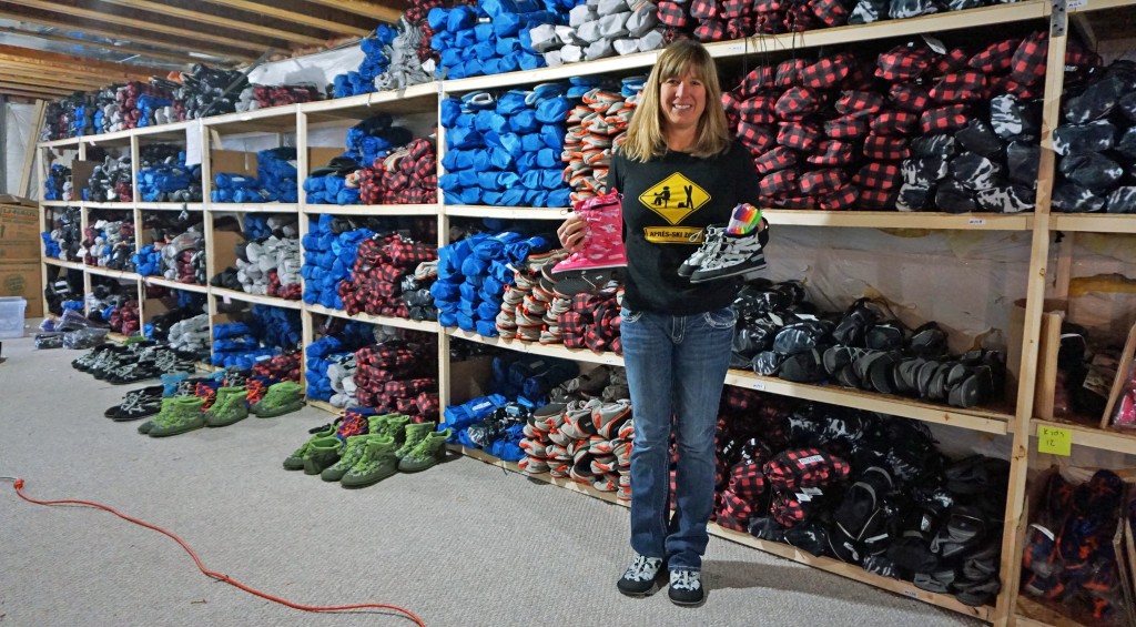 Julie Adams is expanding her boot startup. Photos by George Demopoulos.