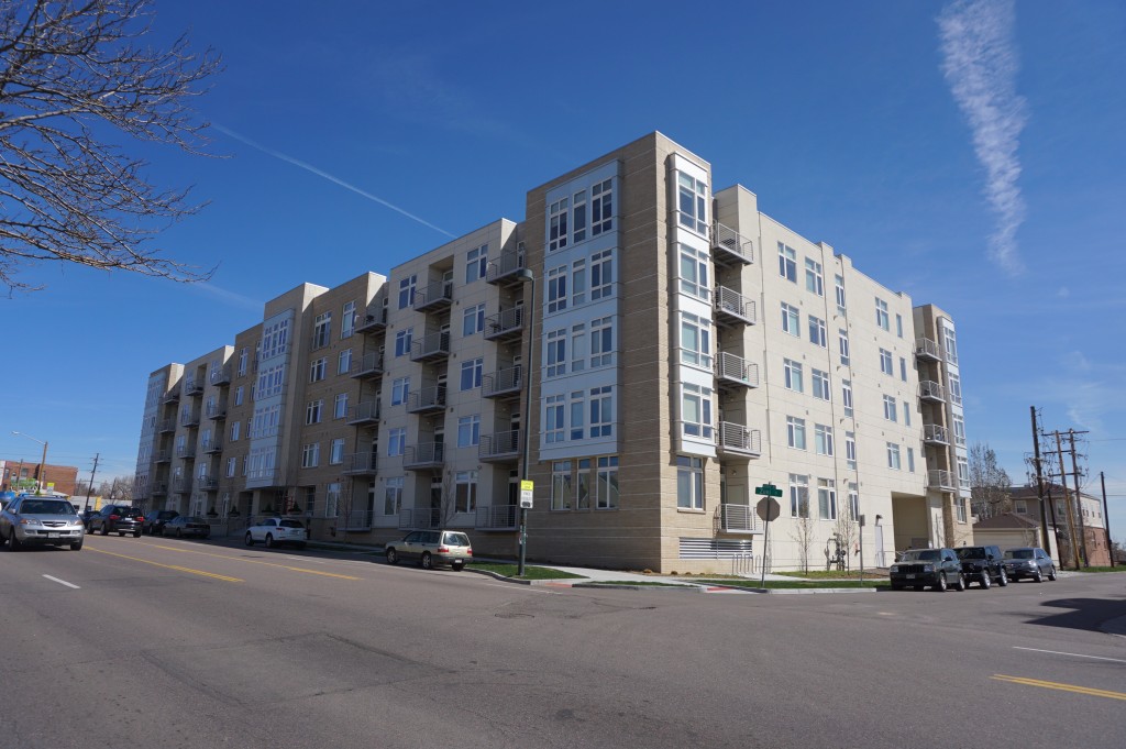 The building at 2828 Zuni St. property sold Photos by Burl Rolett.