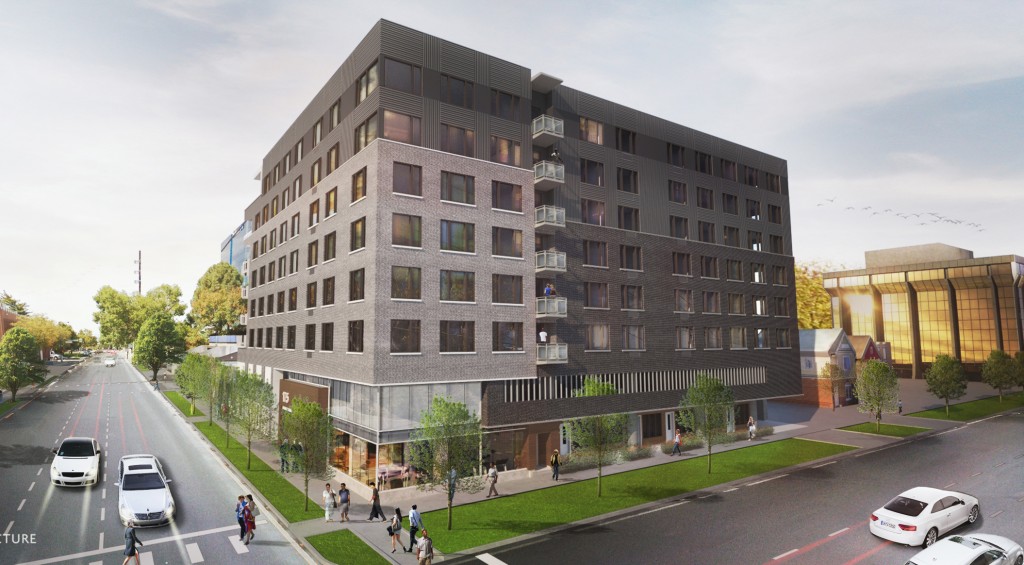 A developer has a new apartment building in the works in Cap Hill. Rendering courtesy of Craine.