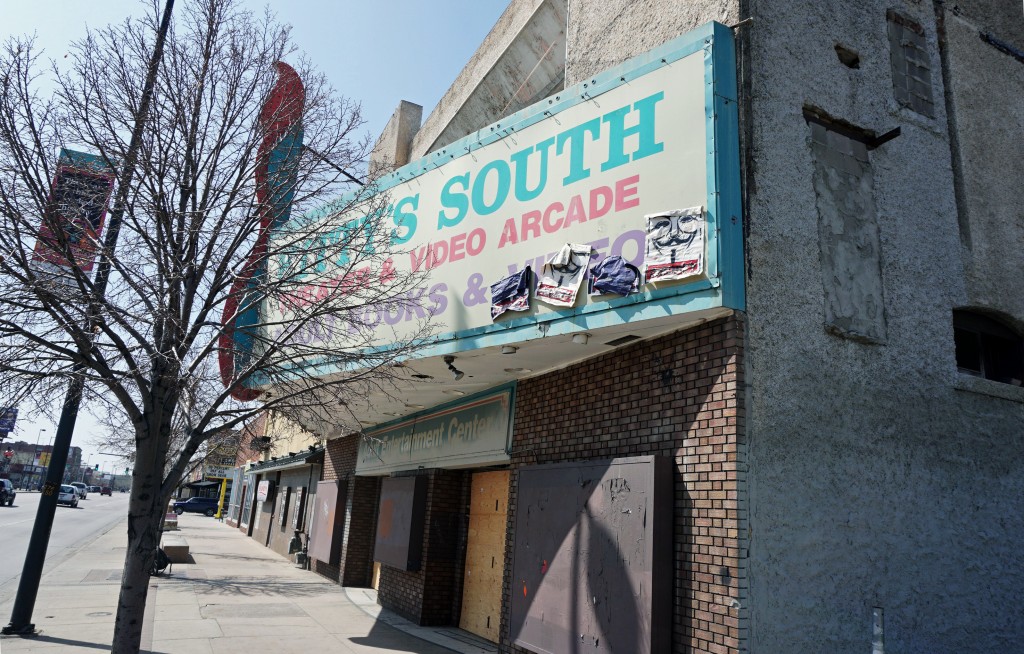 The former Kitty's South space, vacant for about eight years, has been put up for sale. Photos by Burl Rolett.