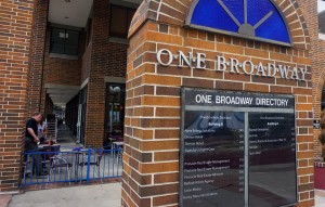One Broadway sits near Broadway and Ellsworth next to Punch Bowl Social. 