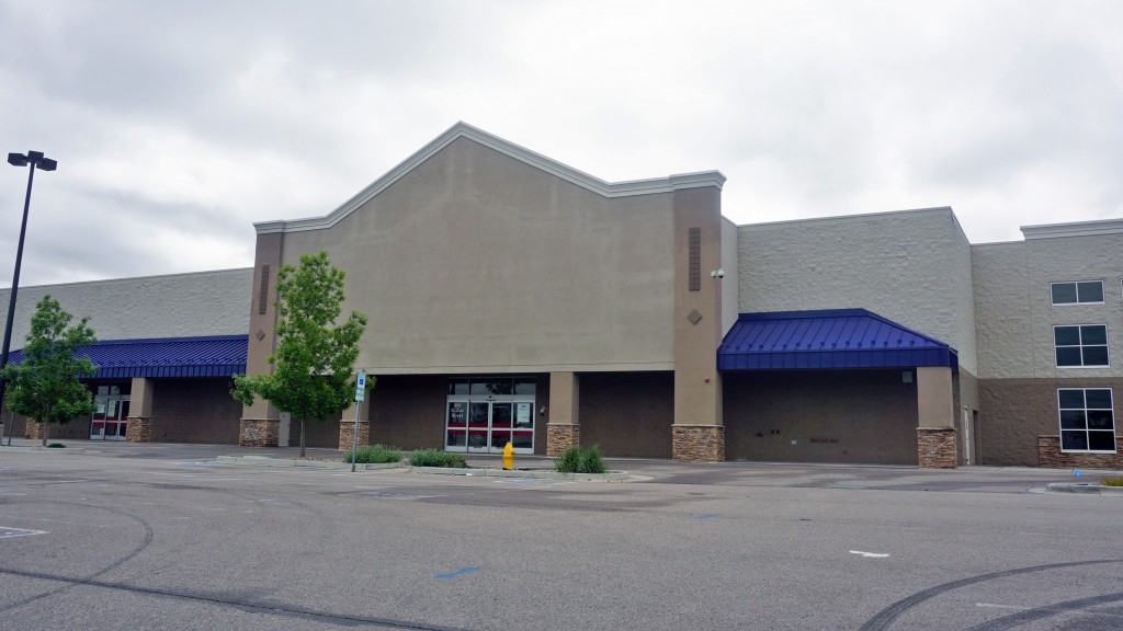 A former Lowe's space is slated for redevelopment. Photos by Burl Rolett.