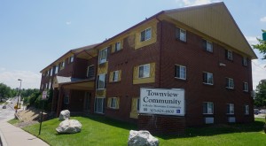 RMC's Townview apartment complex will be demolished to make way for the 95-unit building. Photo by Burl Rolett.