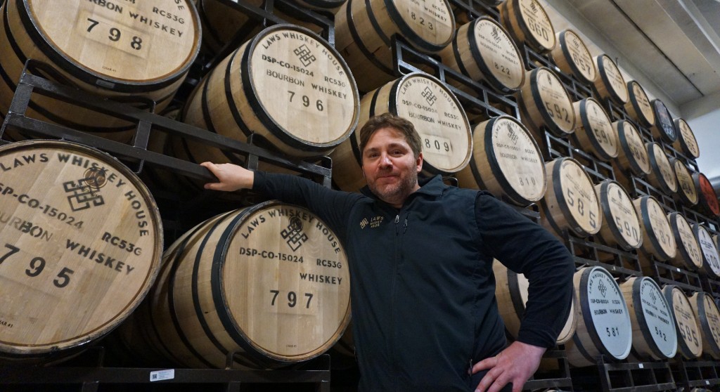 Alan Laws is spreading out his whiskey operation to a new space. Photos by George Demopoulos.