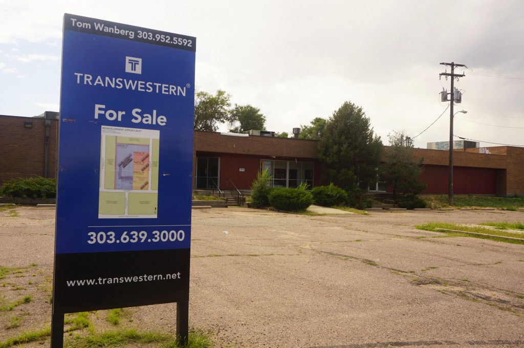 A former YMCA property was rezoned for new development. Photos by Burl Rolett.