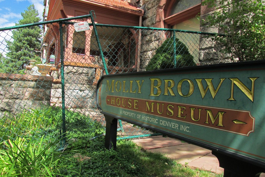 The Molly Brown House Museum is undergoing exterior renovations. Photos by Aaron Kremer.