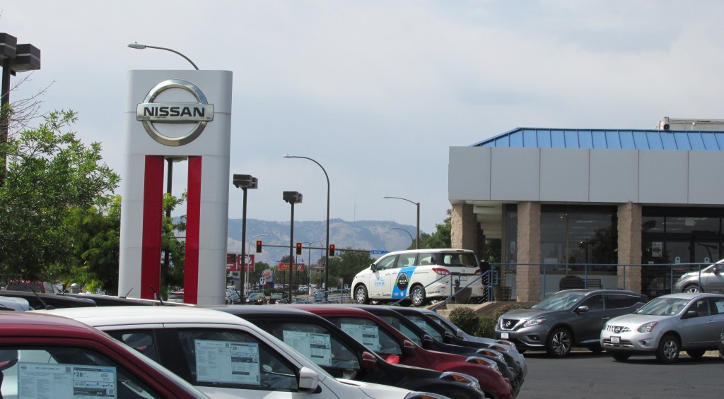 The Empire Nissan dealership is building a new facility. Photos by Aaron Kremer.