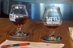 Little Machine had an IPA. pale ale, sour beer, saison and two oatmeal stouts on tap opening day. 
