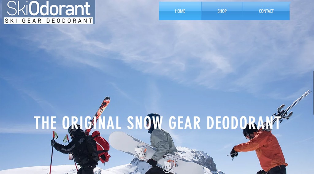 A screenshot of the SkiOdorant website.