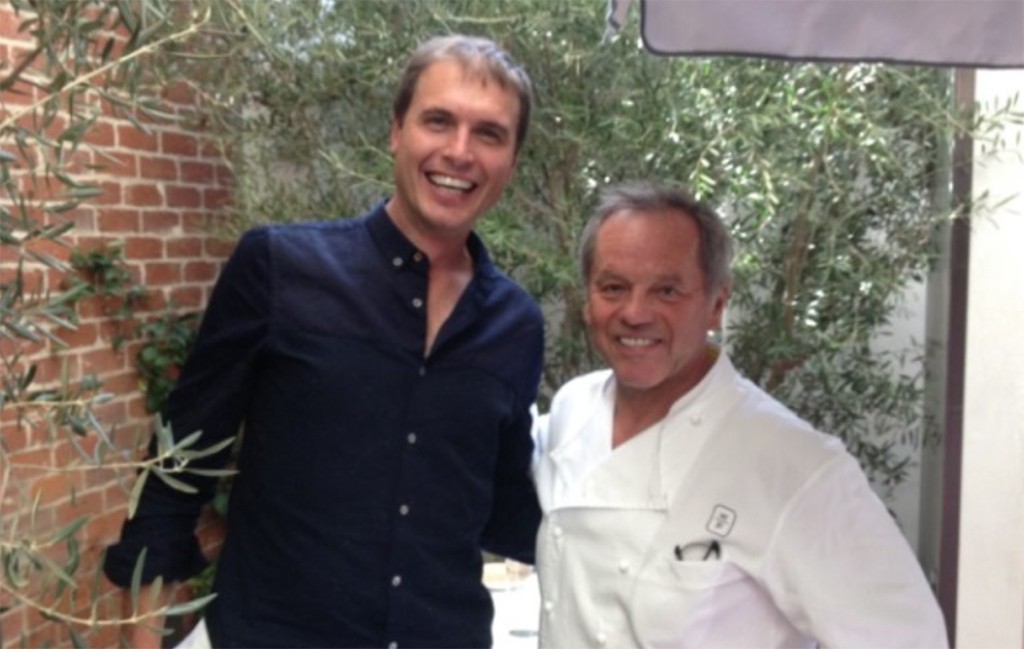 Kimbal Musk and Wolfgang Puck.