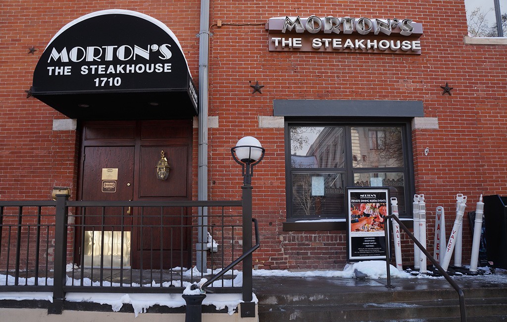 Morton's plans to leave its outpost at 1710 Wynkoop St. on Jan. 21. (Amy DiPierro)