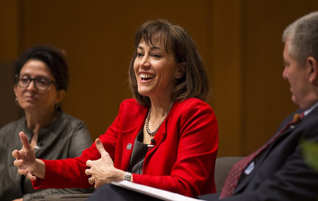 Janine Davidson visited MSU Denver on Feb. 13. She will become the president in July. (Courtesy MSU Denver)