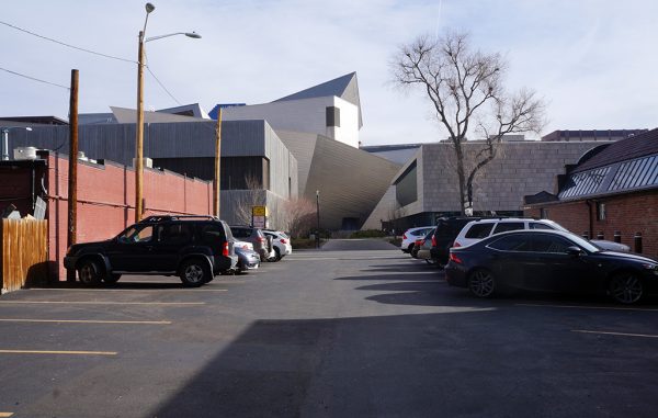 clyfford still parking lot