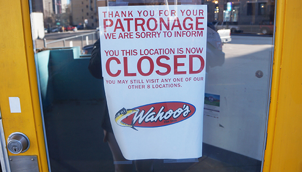 Wahoo's Fish Taco closes Uptown location - BusinessDen