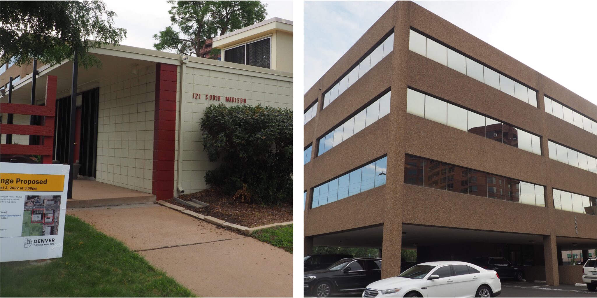 Denver developers seek rezoning for Cherry Creek office properties