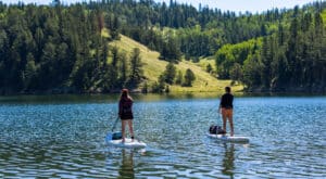 Kokopelli in Longmont launching SUP line