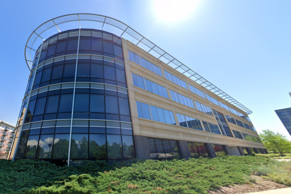 The office building at 4340 S. Monaco St.