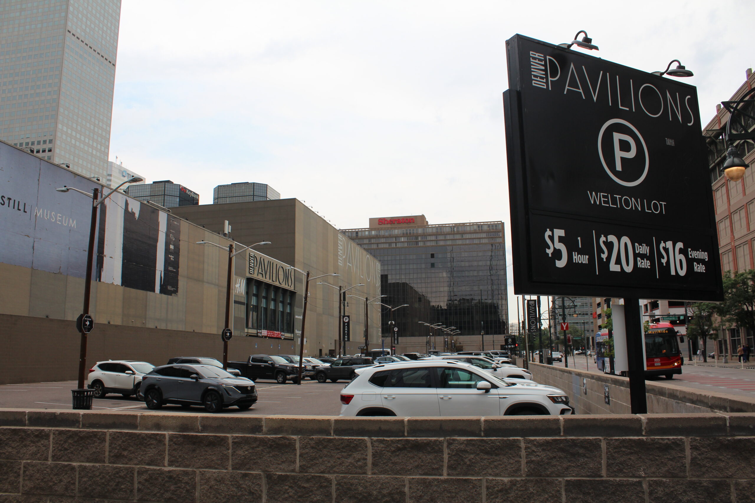 Denver Pavilions parking lot