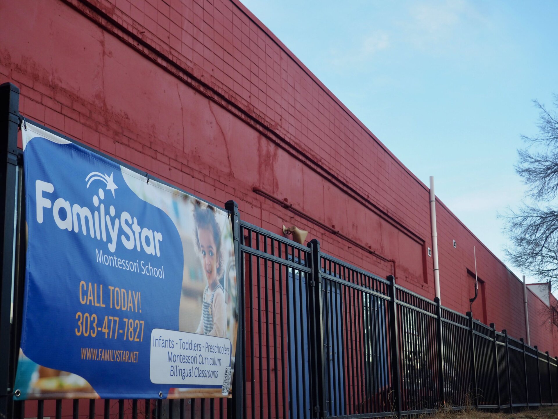 Outside of the Family Star Montessori school