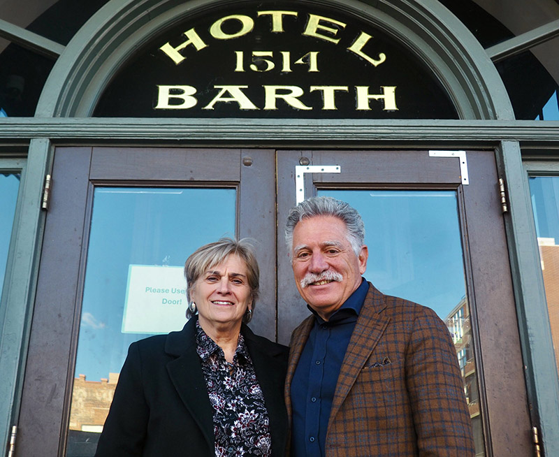 Sue Powers and Walter Isenberg