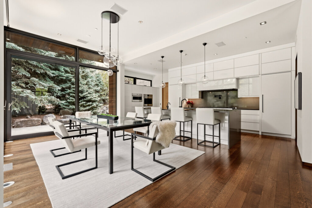Recently remodeled kitchen at 31 Albion Place with custom Avalon cabinetry