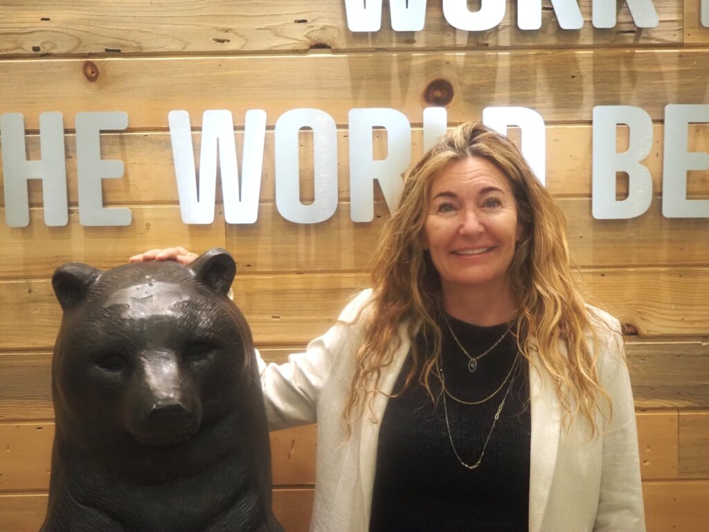 Aspen Academy founder Kristina Scala inside the school