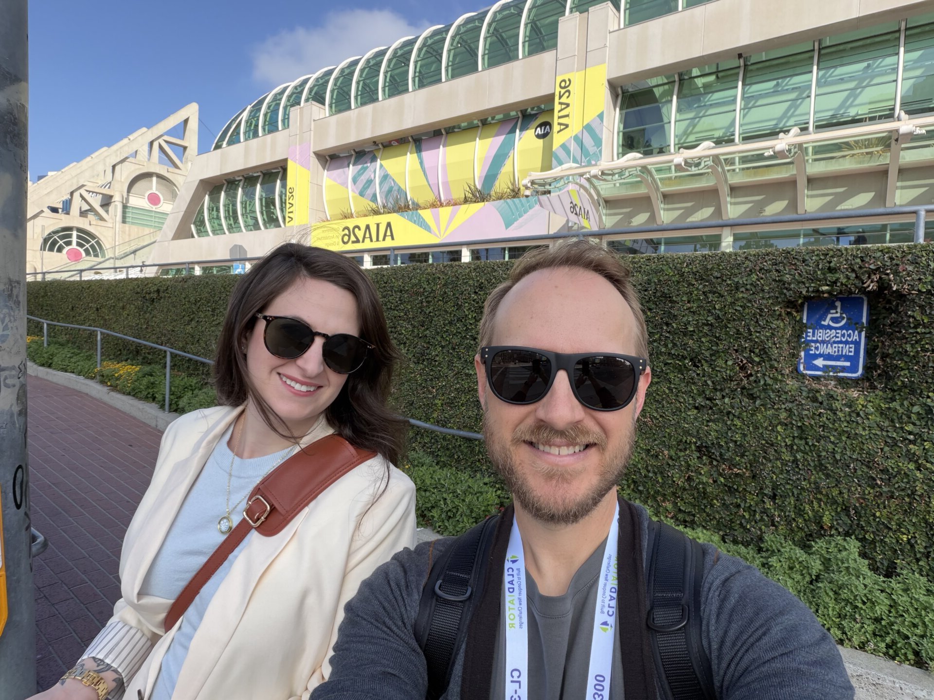 Kestrel Labs co-founders Marian and Austin Pulford at a conference.