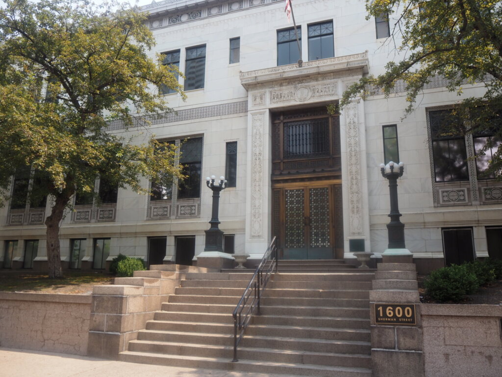 The Capitol Trust building at 1600 Sherman St. in Denver within the Capitol Center.