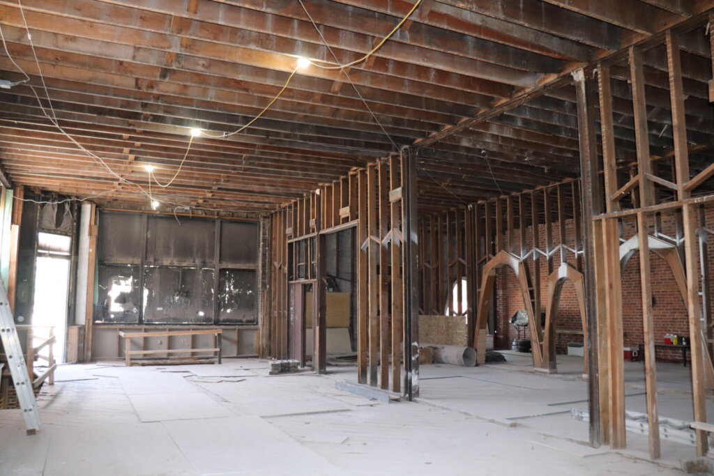 The inside of 2100 Larimer St.